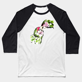 Chinese Love Birds Baseball T-Shirt